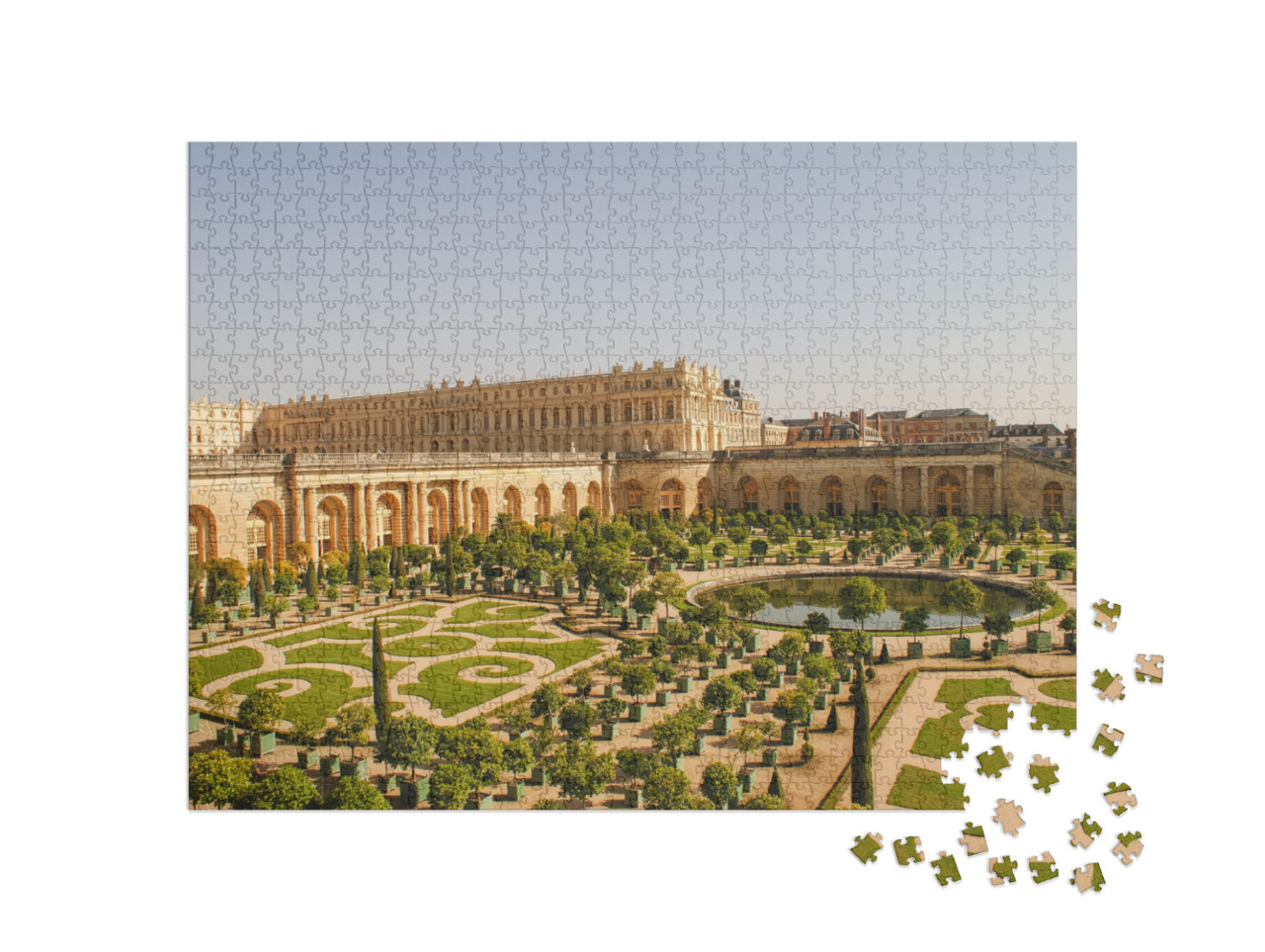 Puzzle 1000 pezzi „Il Palazzo Reale di Versailles, Francia“