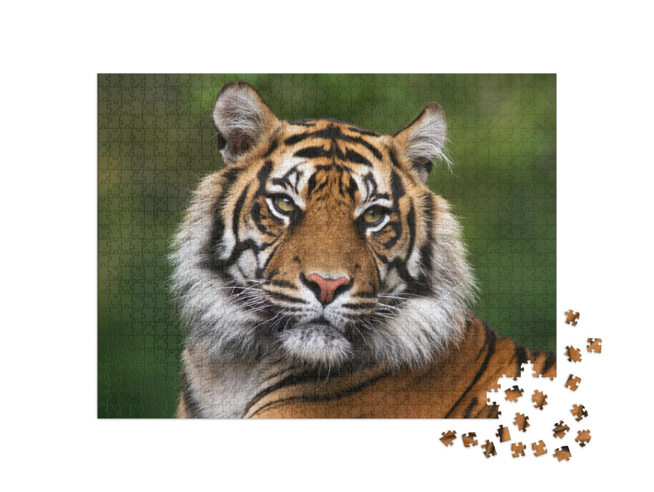 Puzzle 1000 pezzi „Ritratto di una tigre del Bengala“