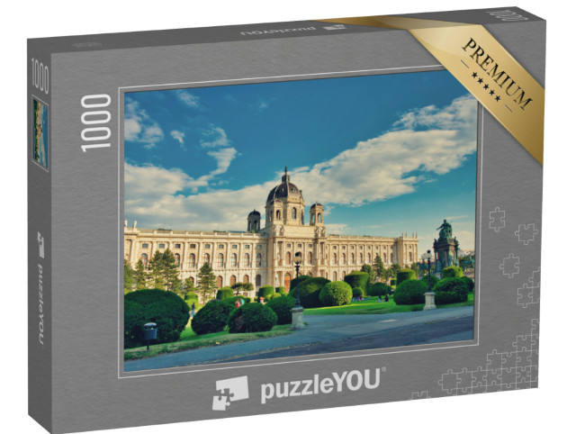 Puzzle 1000 pezzi „Piazza Maria-Theresien a Vienna“