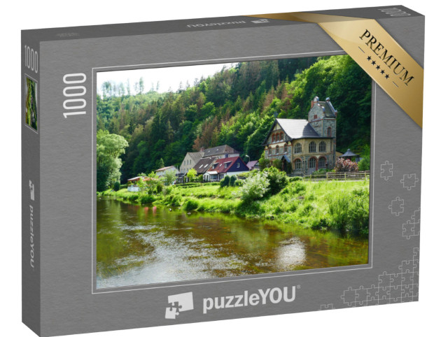 Puzzle 1000 pezzi „Valle del Bode sul Bode, nei monti Harz“