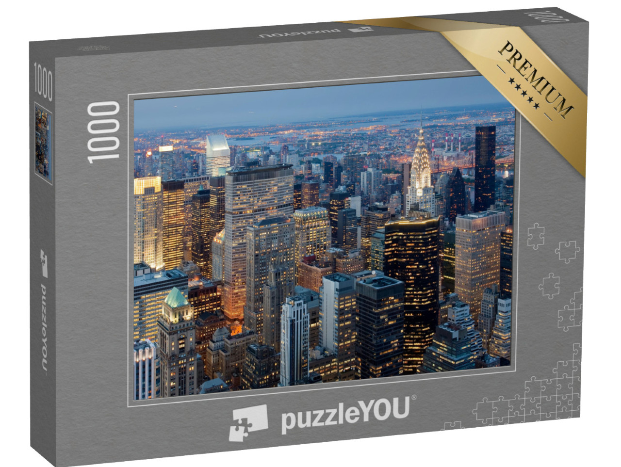 Puzzle 1000 pezzi „Tramonto sui grattacieli di Manhattan“