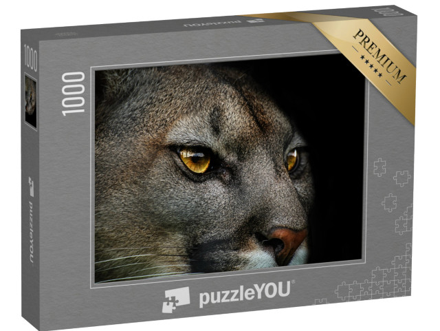 Puzzle 1000 pezzi „Primo piano di un puma“