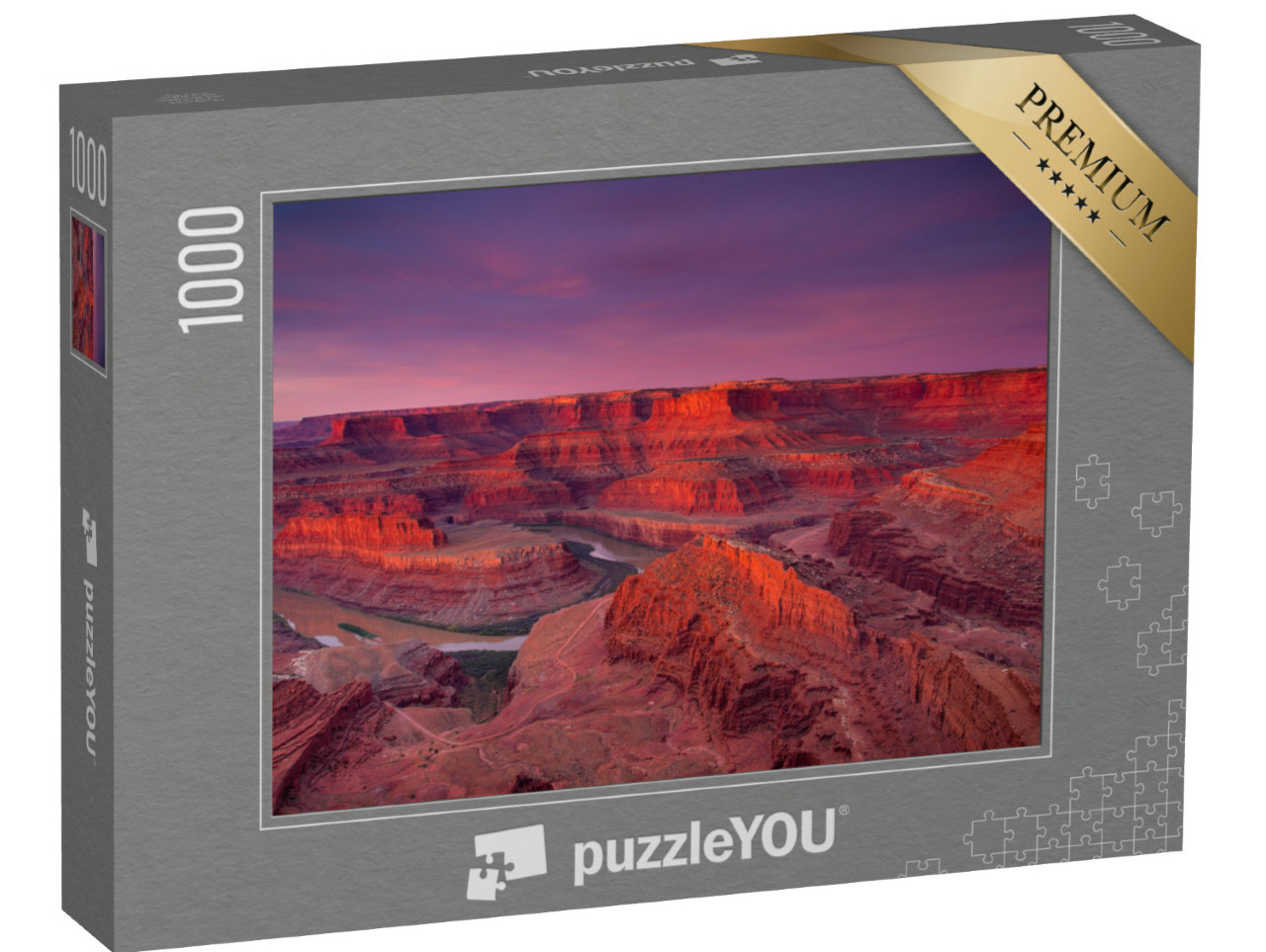 Puzzle 1000 pezzi „Bella vista di Dead Horse Point all'alba, USA“