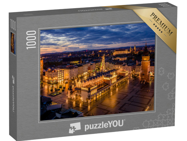 Puzzle 1000 pezzi „Piazza principale di Cracovia, Polonia“