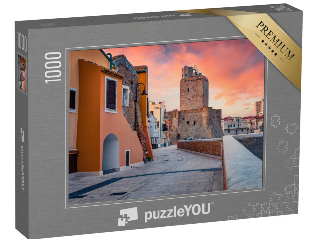 Puzzle 1000 pezzi „Pittoresca vista estiva di Svevo dal Castello di Termoli“