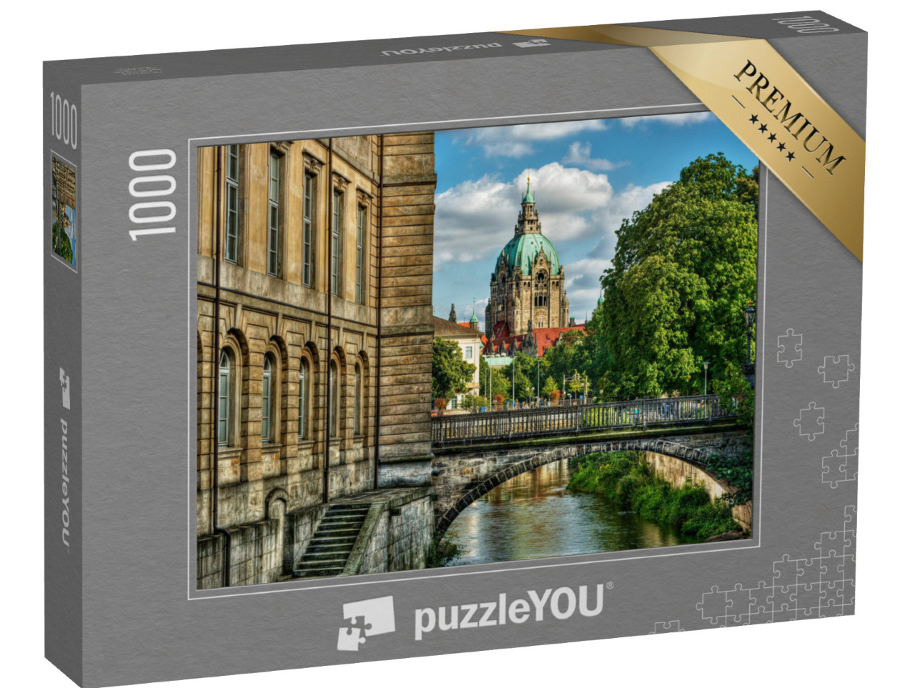 Puzzle 1000 pezzi „Municipio della città di Hannover“