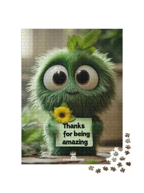 Puzzle 1000 pezzi „LITTLEMONSTERTIME: Thanks for being amazing“