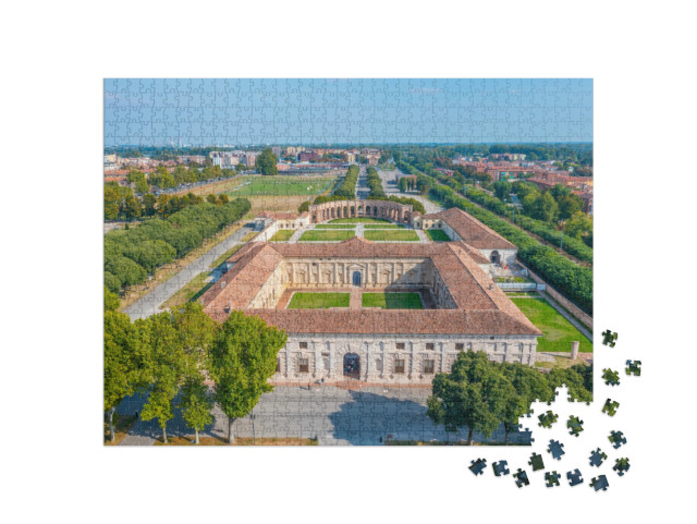 Puzzle 1000 pezzi „Palazzo Te nella città italiana di Mantova.“
