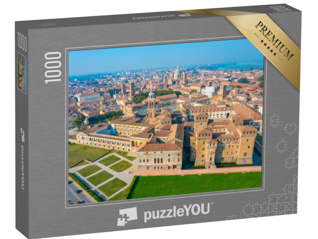 Puzzle 1000 pezzi „Veduta aerea della città italiana di Mantova.“