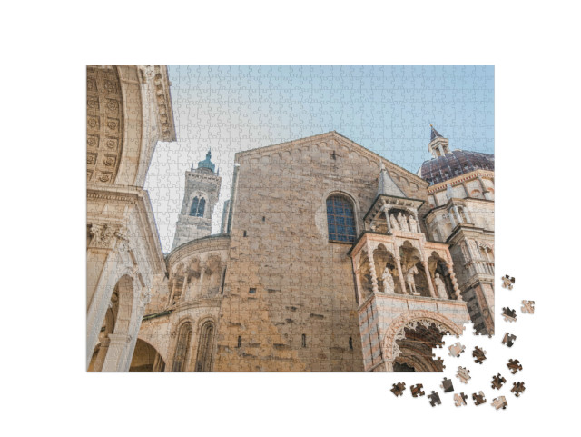 Puzzle 1000 pezzi „Basilica di Santa Maria Maggiore in Città Alta, Bergamo, Italia“