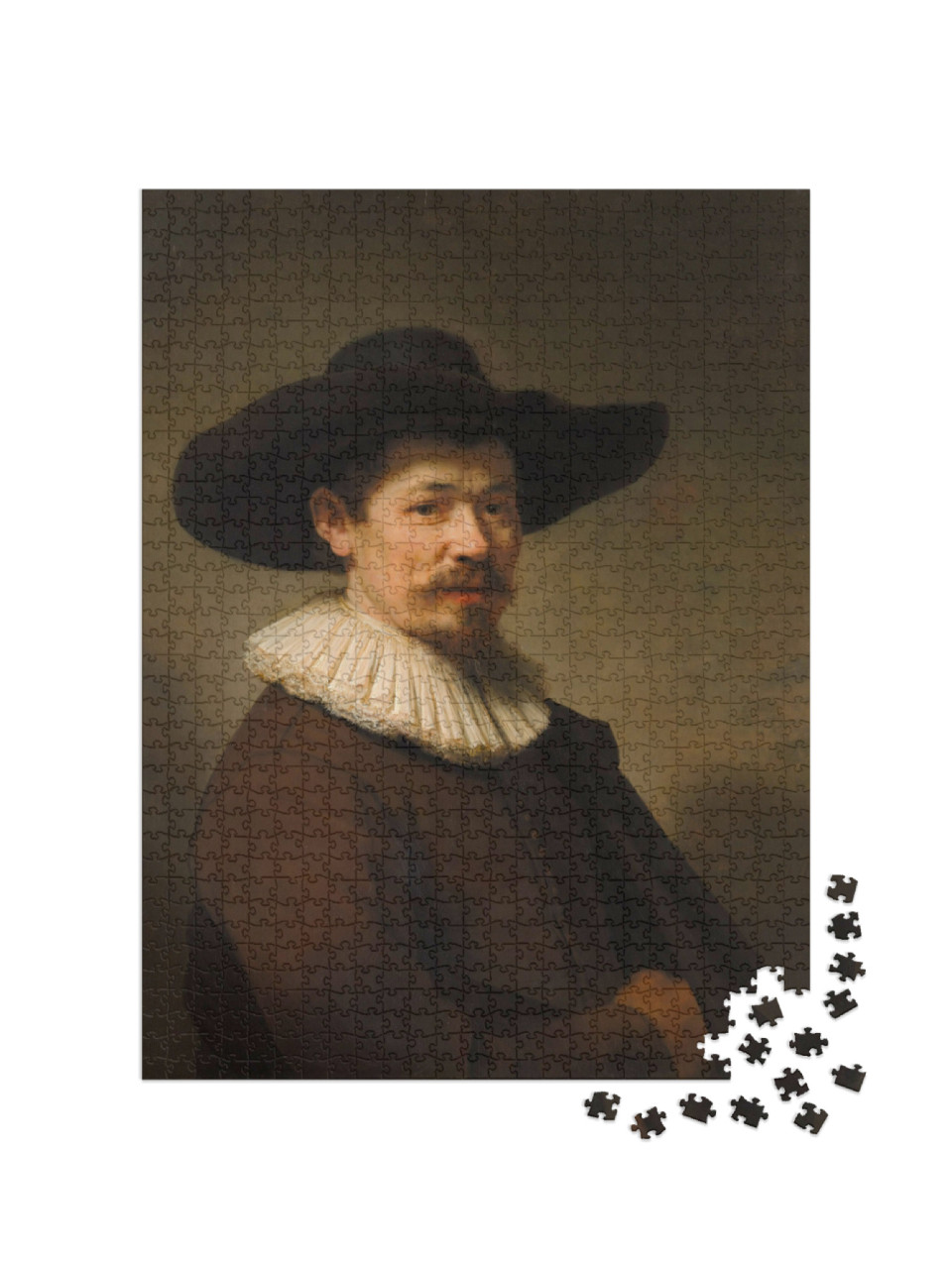 Puzzle 1000 pezzi „Rembrandt - Ritratto di Herman Doomer“