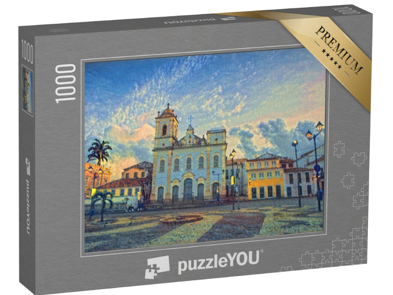 Puzzle 1000 pezzi „nello stile di Paul-Cezanne - Anchieta Plaza - Puzzle-Collection Artisti & Dipinti“