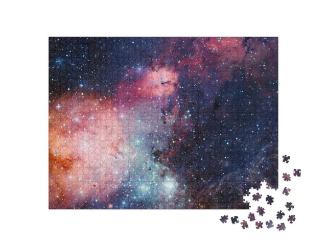 Puzzle 1000 pezzi „Stelle nel colorato cielo notturno“