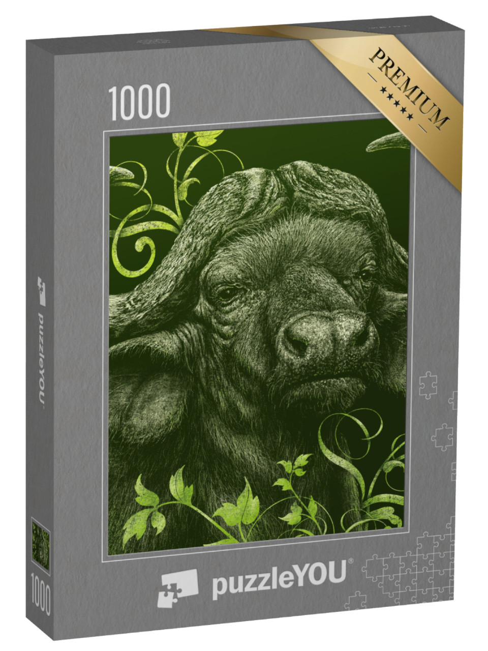 Puzzle 1000 pezzi „Bufalo“