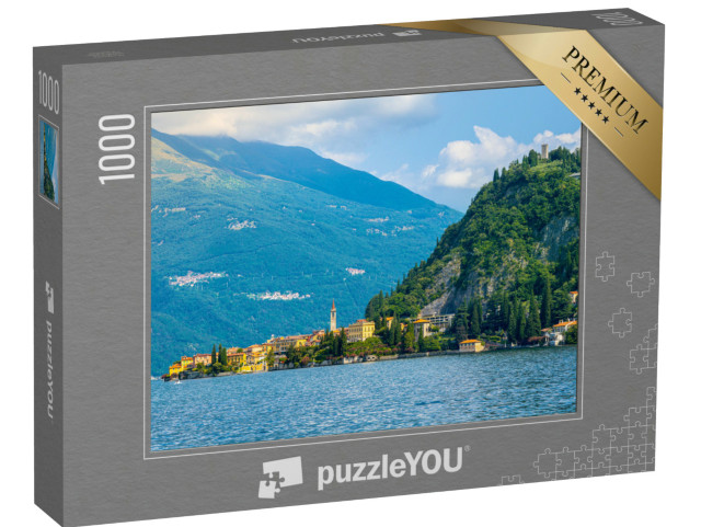 Puzzle 1000 pezzi „Varenna in estate sul lago di Como“