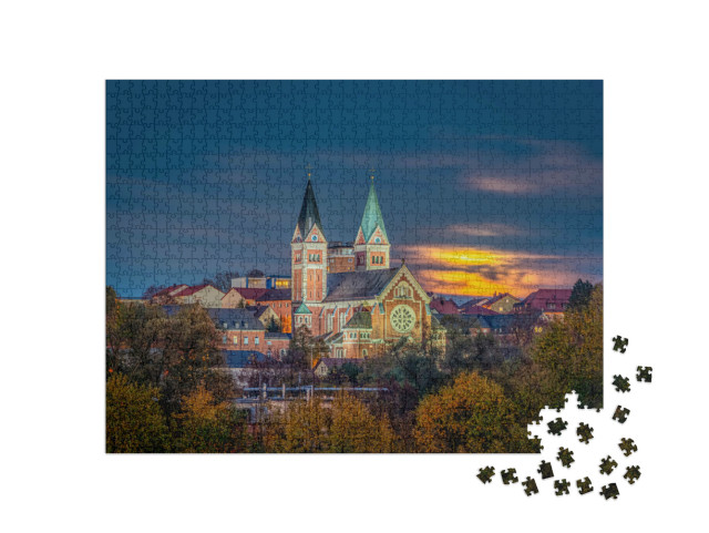 Puzzle 1000 pezzi „Chiesa del monastero, distretto di Cham“