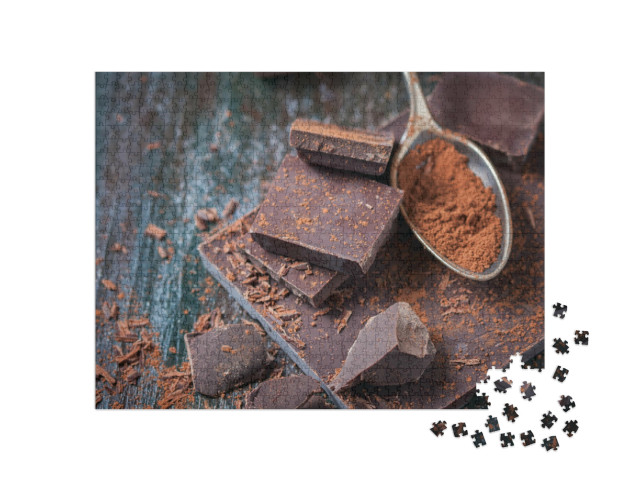 Puzzle 1000 pezzi „Cioccolato fondente“