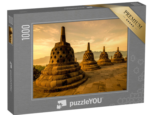 Puzzle 1000 pezzi „Templi di Borobudur, Giava Centrale“