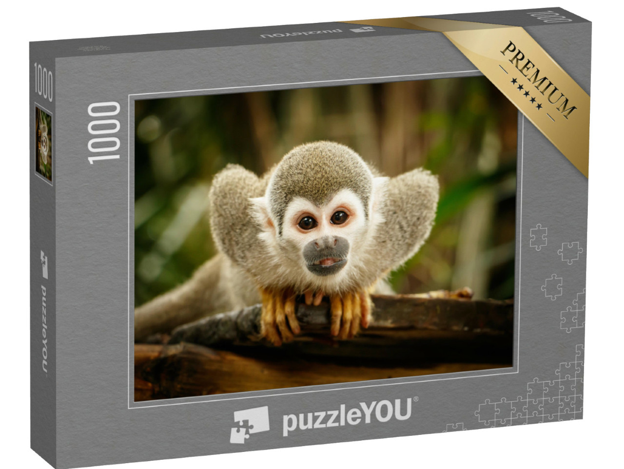 Puzzle 1000 pezzi „Scimmie scoiattolo nella regione amazzonica“