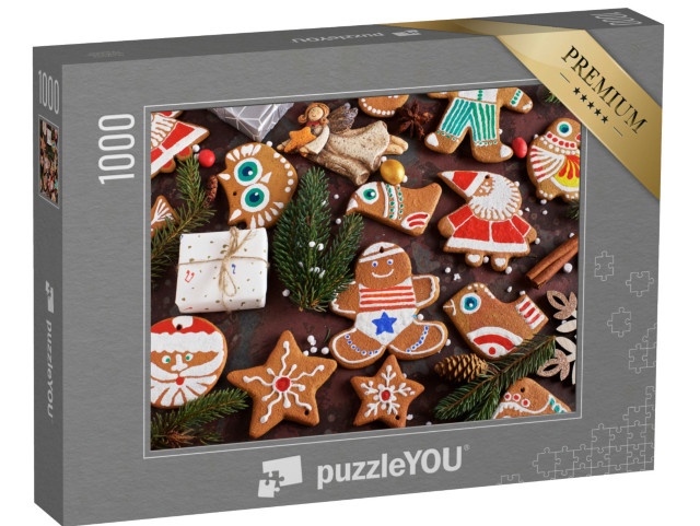 Puzzle 1000 pezzi „Biscotti di Natale fatti in casa“