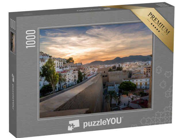 Puzzle 1000 pezzi „Dalt Vila e il Castello di Almudaina nel centro storico di Ibiza“