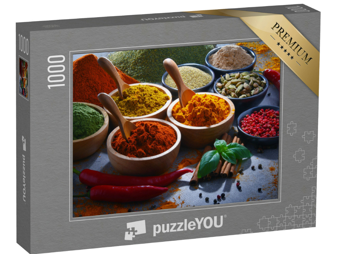 Puzzle 1000 pezzi „Miscela colorata di spezie“