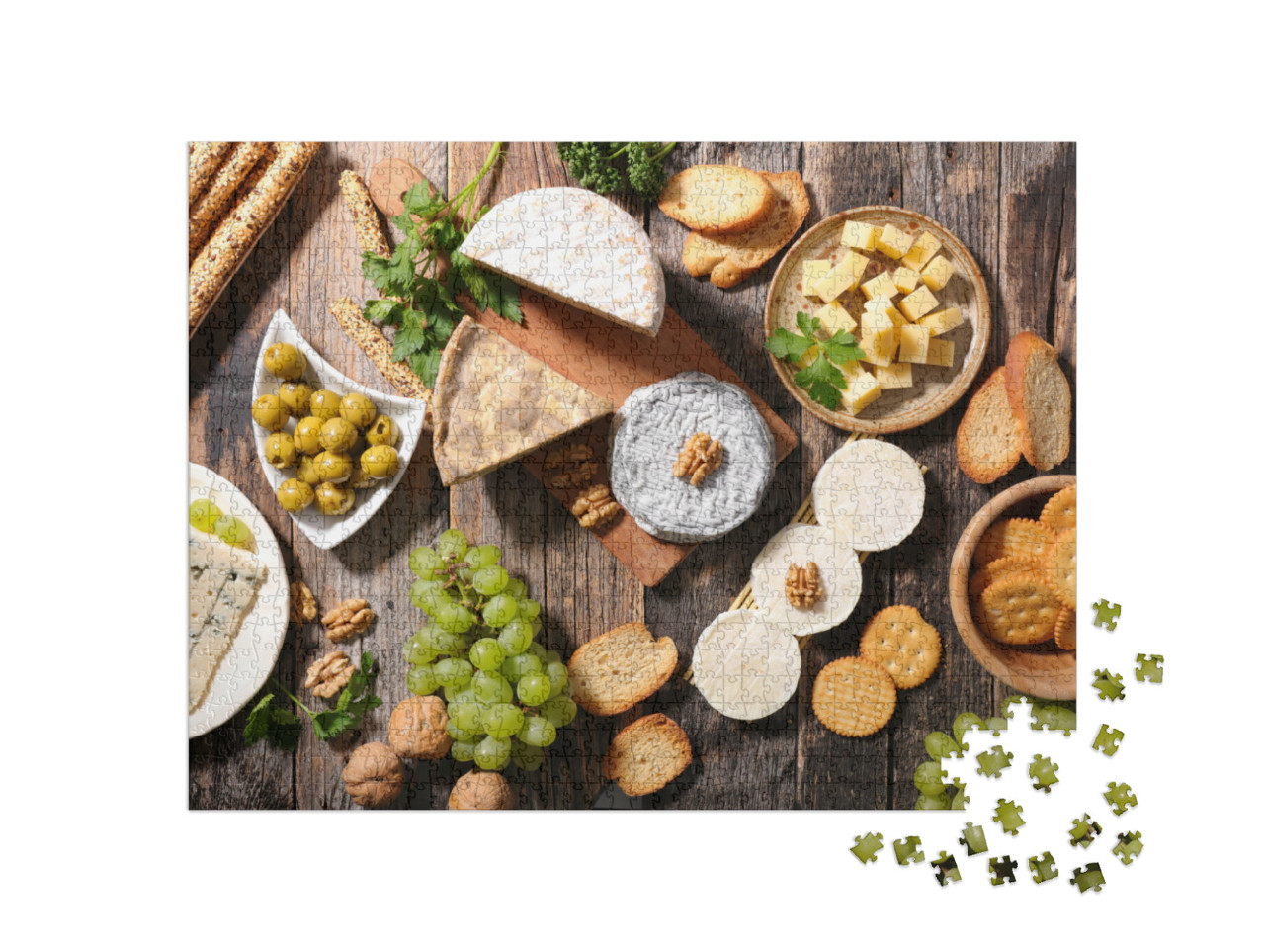 Puzzle 1000 pezzi „Formaggio misto“
