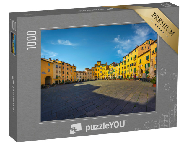Puzzle 1000 pezzi „Lucca, Piazza dell'Anfiteatro. Toscana, Italia, Europa.“