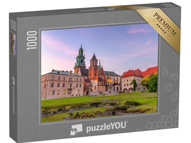 Puzzle 1000 pezzi „Cattedrale dei Santi Stanislao e Vaclav, Collina del Wawel, Cracovia, Polonia“