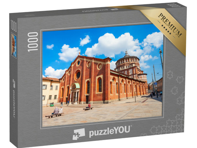 Puzzle 1000 pezzi „Santa Maria delle Grazie è una chiesa e un convento domenicano a Milano, nel nord Italia.“