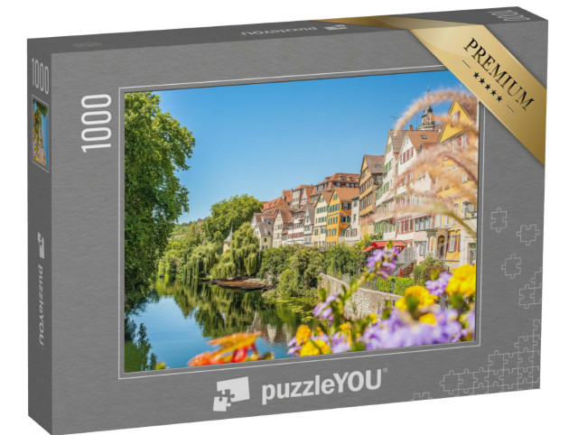 Puzzle 1000 pezzi „Belle facciate di case a Tübingen am Neckar“
