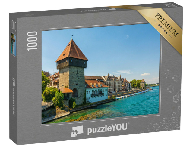 Puzzle 1000 pezzi „La Torre della Porta del Reno a Costanza sul Lago di Costanza“