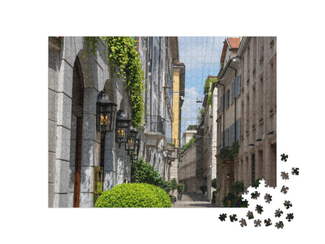 Puzzle 1000 pezzi „La famosa Via della Spiga, una delle vie del centro storico di Milano“