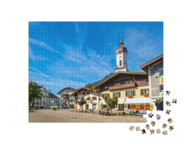 Puzzle 1000 pezzi „La bella Garmisch-Partenkirchen“