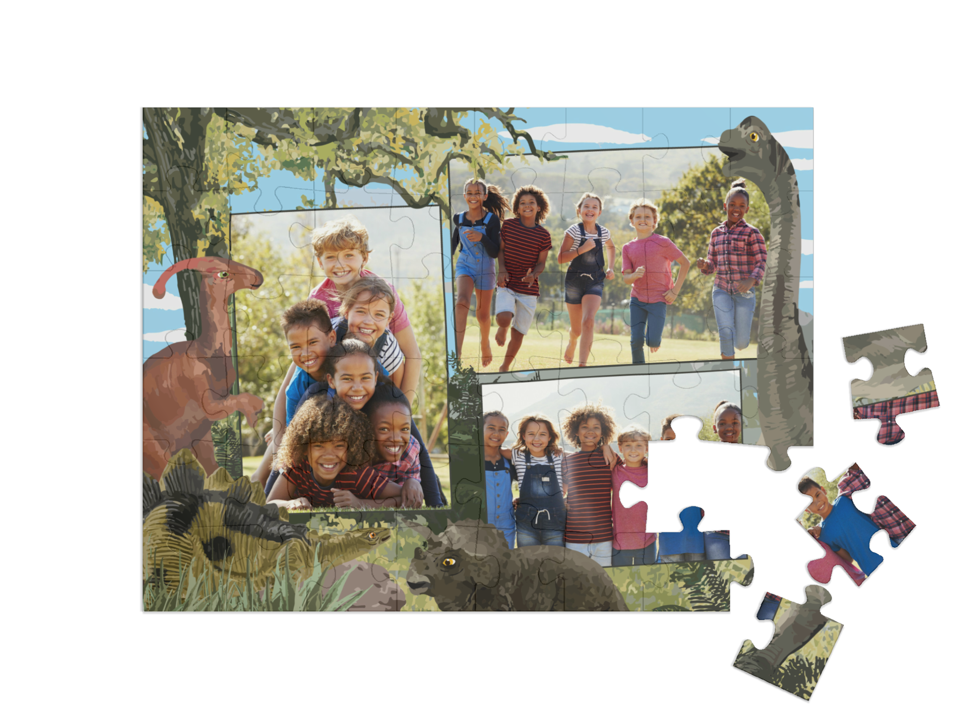 „avventura" collage orizzontale