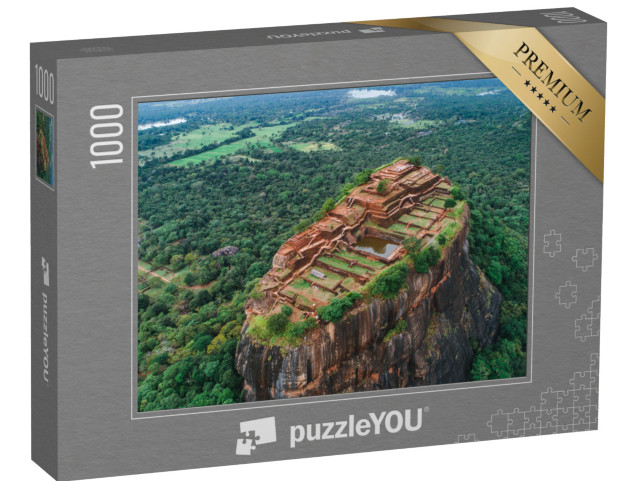 Puzzle 1000 pezzi „Sigiriya, la Roccia del Leone, fortezza rocciosa in Sri Lanka“