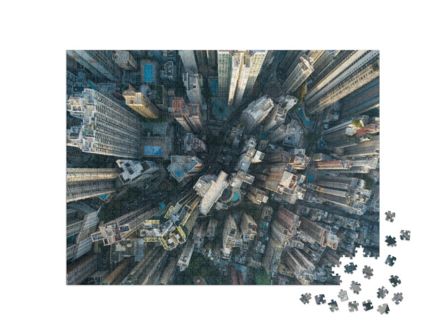 Puzzle 1000 pezzi „Grattacieli di Hong Kong“