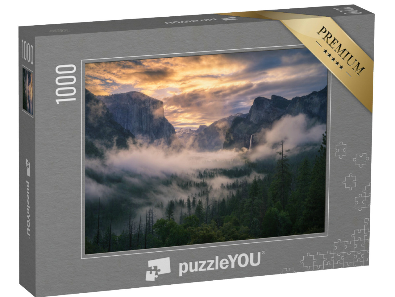Puzzle 1000 pezzi „Alba nel Parco Nazionale dello Yosemite, California, USA“