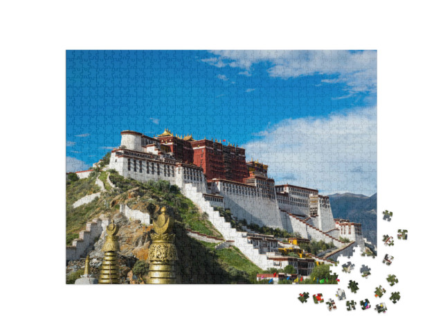 Puzzle 1000 pezzi „Palazzo Potala a Lhasa, Tibet“
