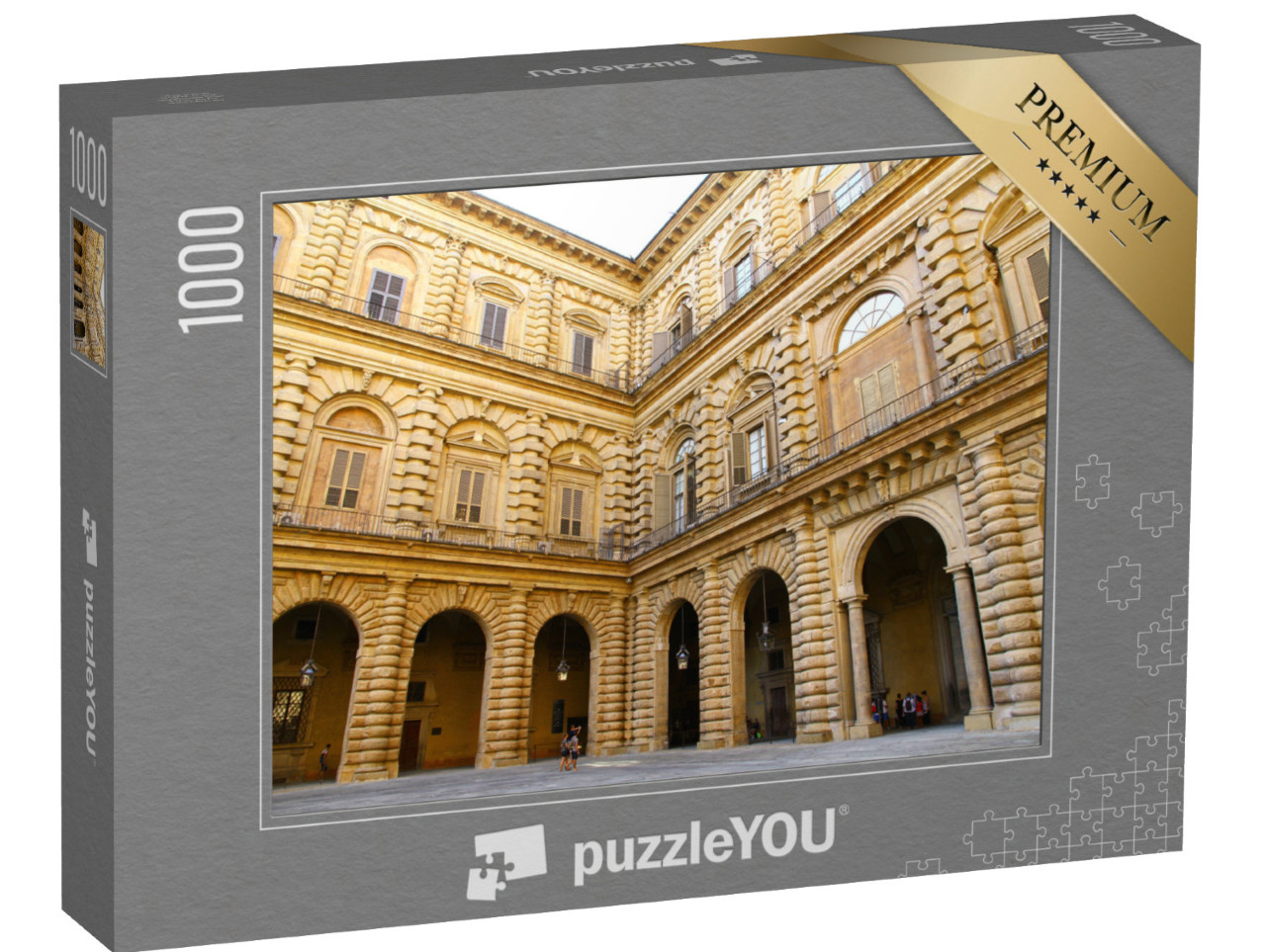 Puzzle 1000 pezzi „Il cortile di Palazzo Pitti, Firenze.“
