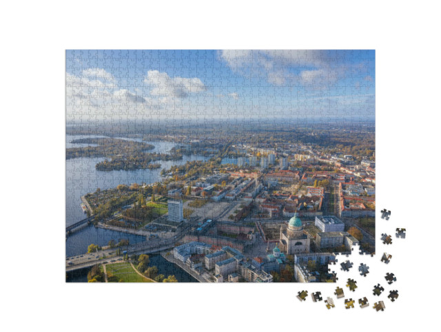 Puzzle 1000 pezzi „Veduta aerea di Potsdam, Germania“