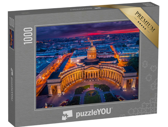 Puzzle 1000 pezzi „San Pietroburgo: Cattedrale di Kazan“