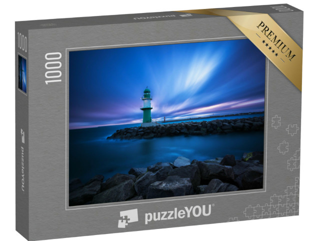 Puzzle 1000 pezzi „L'alba al faro di Rostock“