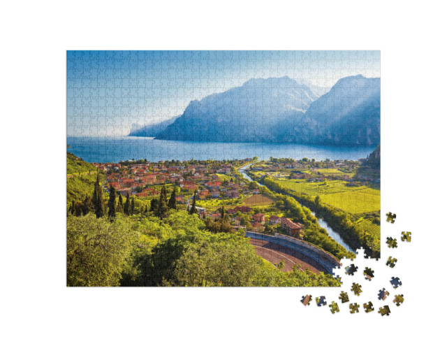 Puzzle 1000 pezzi „Torbole sul lago di Garda, Trentino, Italia“