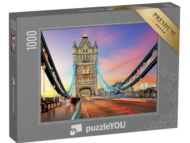 Puzzle 1000 pezzi „Luce serale sul Tower Bridge di Londra“