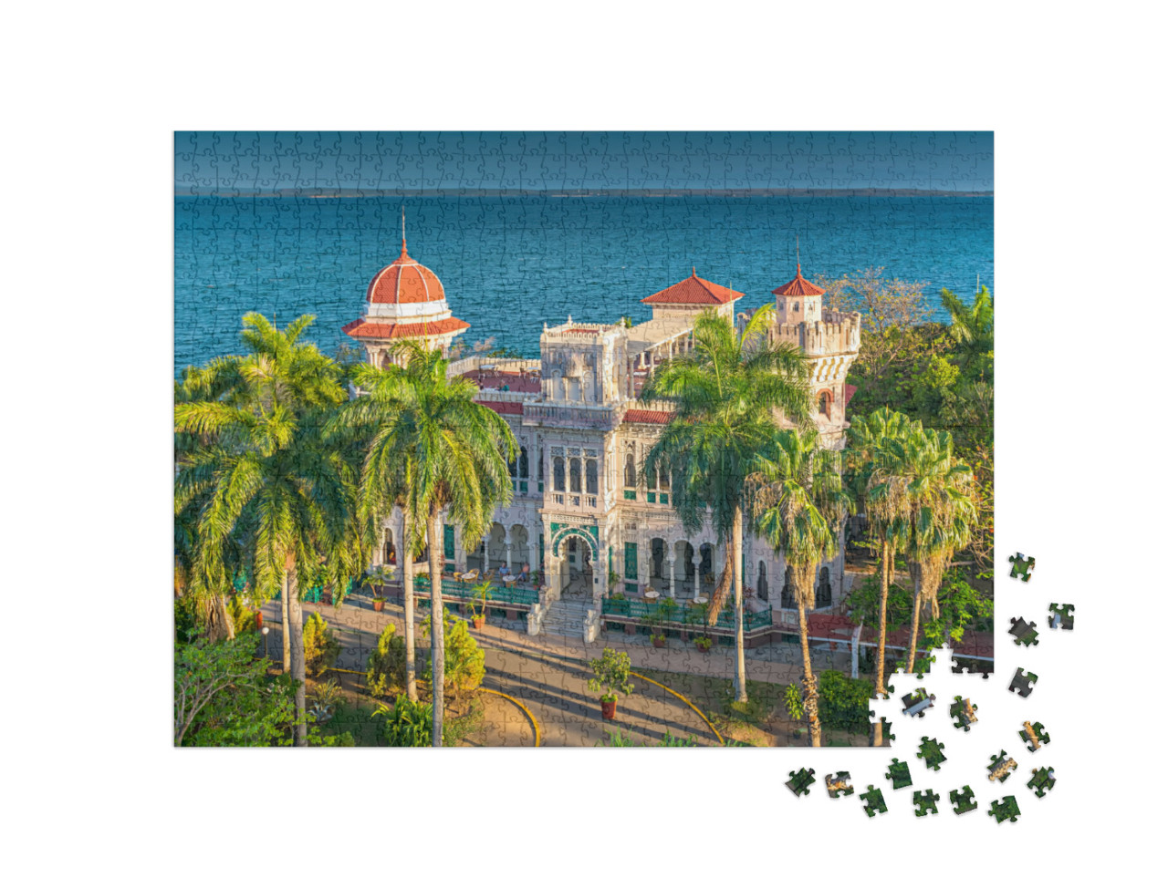 Puzzle 1000 pezzi „Palacio de Valle, Cienfuegos, Cuba“