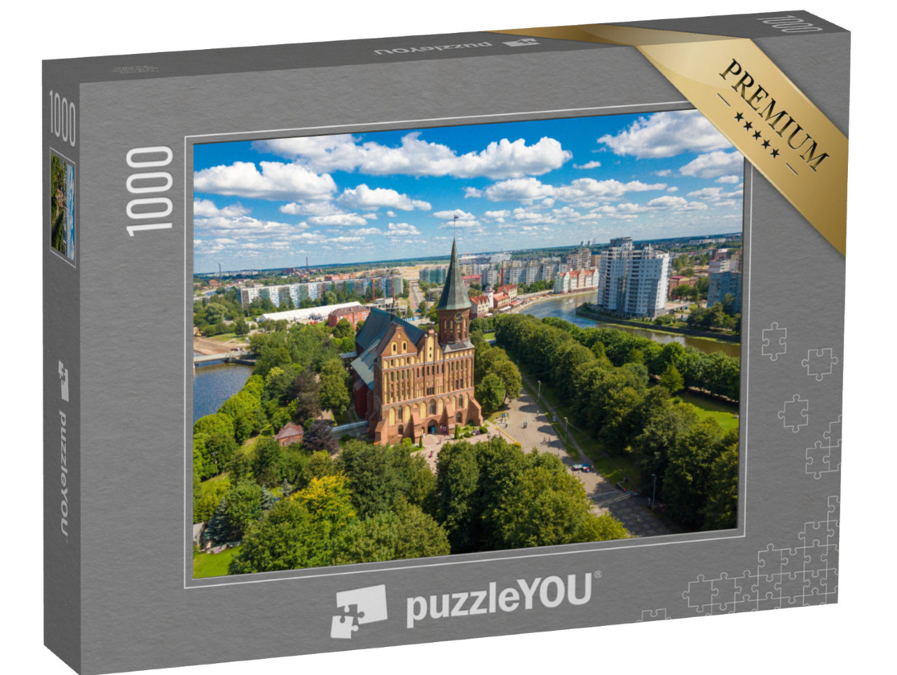 Puzzle 1000 pezzi „Paesaggio urbano di Kant vicino a Kaliningrad, Königsberg“