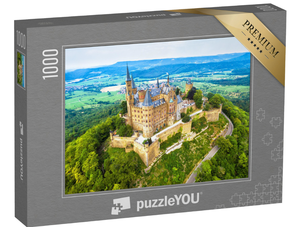 Puzzle 1000 pezzi „Il castello degli Hohenzollern nel Giura Svevo“