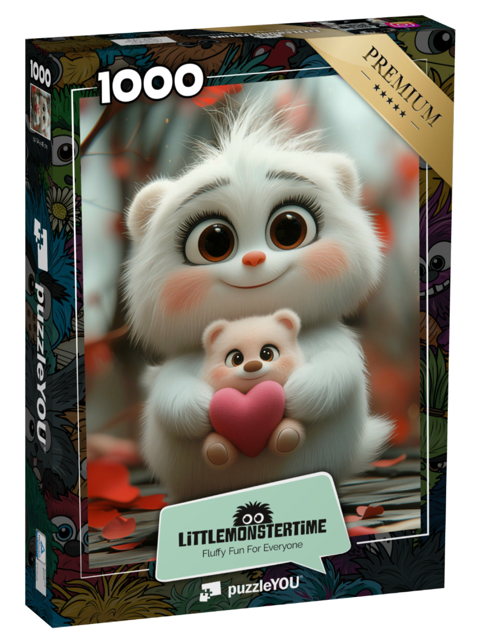 Puzzle 1000 pezzi „LITTLEMONSTERTIME: Cuddles“