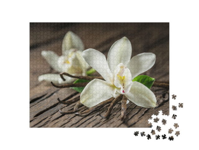 Puzzle 1000 pezzi „Orchidea vaniglia“